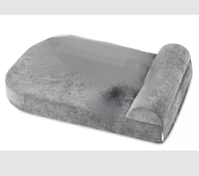 Orthopedic Memory Foam Dog Bed Removable Washable Cover Gray, Med 34" x 22" x 7" - Image 1 of 3