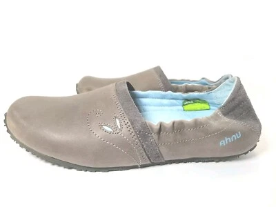 Zapatos planos informales sin cordones AHNU para mujer marrón azul salvia talla 7 EE. UU. / 5,5 Reino Unido Foto 1 de 4