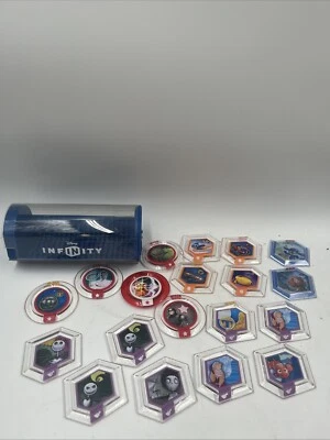 Лот из 19 дисков Disney Infinity Power серии 2.0 3.0, включая чехол, непроверенный - Изображение 1 из 4