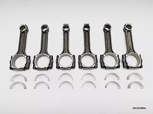 6 x Connecting Rod & Bearings for Jeep Cherokee XJ 4.0L 1984-2001 EEP/XJ/084A - Picture 1 of 4