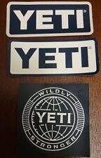 YETI - Lot of Three (3) YETI Stickers New 