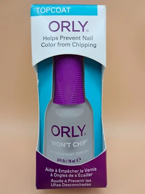 Верхнее покрытие ORLY Won't Chip устойчивое к сколам 0,6 унции новое в коробке - Изображение 1 из 2
