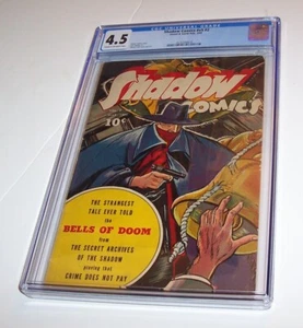 Shadow Comics V5 #2 - Street and Smith 1945 Golde Age Issue - CGC VG+ 4.5 - Picture 1 of 1