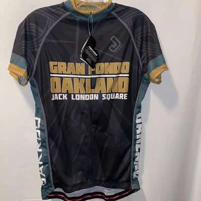 Camiseta deportiva de ciclismo Jakroo para mujer XL Gran Fondo Oakland nueva Foto 1 de 4