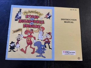 Adventures Of Rocky & Bullwinkle and Friends Nintendo NES solo manual en muy buen estado - Imagen 1 de 2