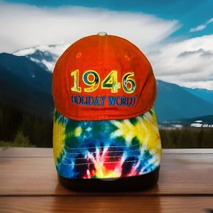 Cappello berretto arancione Holiday World 1946 con accenti tinti a tinta unita gancio anello cappelli Jacobson - Foto 1 di 8