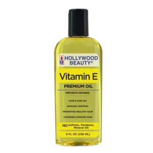 Hollywood Beauty Vitamin E Oil 8 oz. - Can be used for the hair or body - Picture 1 of 1