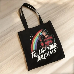 Bolso de Mano Pesadilla en Elm Street Reutilizable Sigue Tus Sueños Freddy Krueger - Imagen 1 de 6