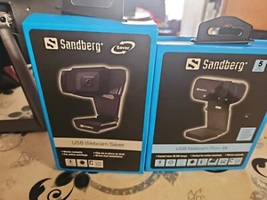 SANDBERG USB WEBCAMES SAVE/ PRO +4K BEIDE ORGINAL VERPACKT NEU - Bild 1 von 5