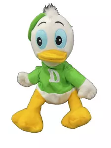 The Disney Store Dewey Duck in Green Mini Bean Bag-Beanie EUC Retired - Picture 1 of 3