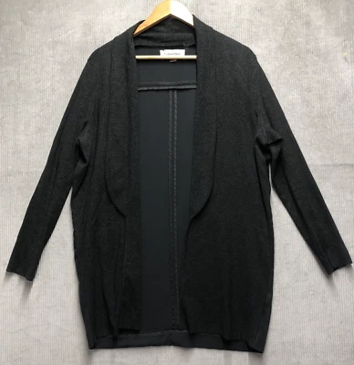 Suéter Cárdigan Calvin Klein Talla M Tela Contraste Frente Abierto Foto 1 de 4