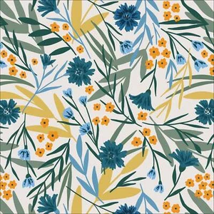 Baltic Woodland - Flower Meadow from Cloud9 Fabrics - Organic Cotton 1/2 yard - Picture 1 of 5