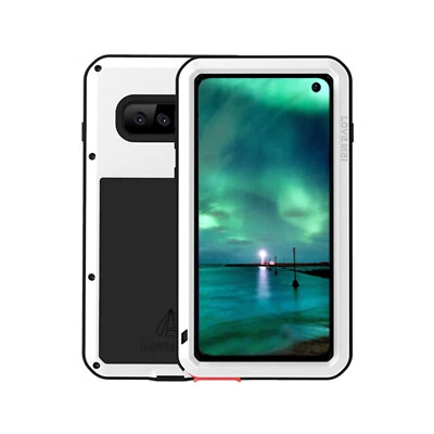 适用于 Galaxy Note20 Ultra S10/S10+/S10e 豪华大猩猩玻璃铝金属保护壳  — 第 1/4 张图片