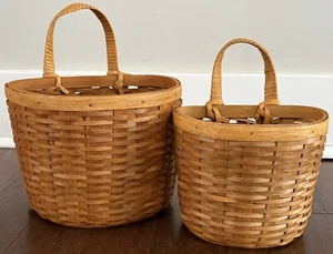 Ashland Woodchip Hanging Basket, set of 2, brand new with tags - Picture 1 of 24