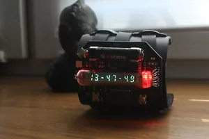 NIXIE VFD ERA WRIST WATCH CLOCK BASED ON IV-21 Date Temparature Display Seconds - Picture 1 of 12