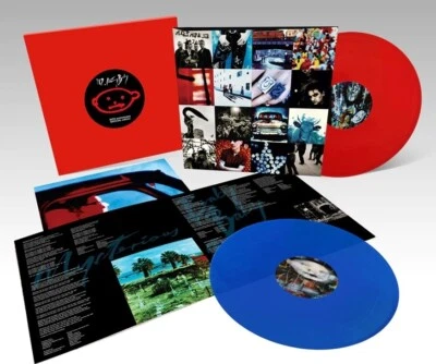 U2: Achtung Baby 30th Anniversary Limited Edition Red/Blue Color Vinyl 2LP NEW - Image 1 of 4