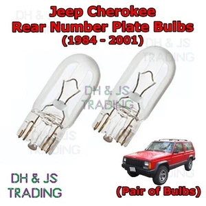 For Jeep Cherokee Rear Number Plate Bulbs Reg Plate Bulb Light Lights (84-01) - Picture 1 of 1