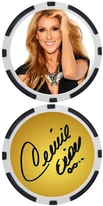 CELINE DION - CANTANTE LEGGENDARIO - CHIP POKER COMMEMORATIVO ***FIRMATO*** - Foto 1 di 2