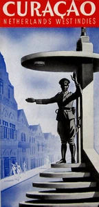 Vintage Curacao Netherlands West Indies Travel Brochure Tourist Guide 1939 - Picture 1 of 9