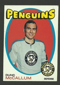 Dunc McCallum Pittsburgh Penguins Rookie RC 1971-72 Topps Hockey Card #132 VG/EX - Picture 1 of 1