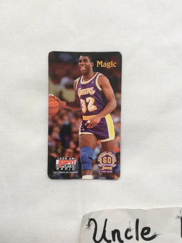 Magic Johnson Los Angeles Lakers Exclusive In-Arena Giveaway Magnet Cover