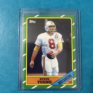 1986 Topps Football #374 Steve Young HOF Rookie Card RC EX - Picture 1 of 2