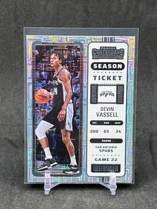 DEVIN VASSELL 2022-23 Panini Contenders Silver Mojo Season Ticket SPURS - Bild 1 von 2