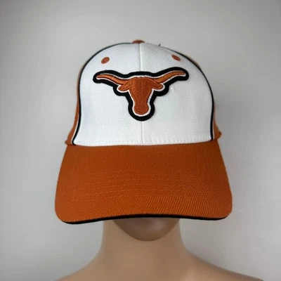 Texas Longhorns Top of The World Naranja Blanco OSFA Sombrero Bordado Colegial Foto 1 de 4