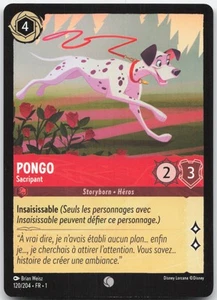 Carte Lorcana Pongo 120/204 Chapitre 1 Français - Picture 1 of 2