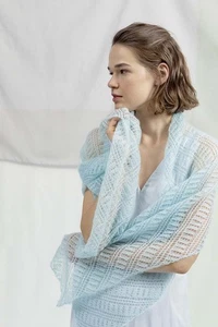 Lang Yarns LACE Istruzioni Di Maglia Sciarpa Da Scaricare FAM 263 - Foto 1 di 1