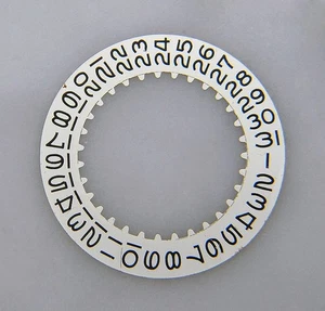 Seltene Original Rolex Submariner GMT Silber Haken 7 Datum Scheibenrad 1560 1570 1575 - Bild 1 von 3