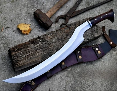 Espada Khopesh egipcia hoja de acero al carbono hecha a mano personalizada | Caza | 24 pulgadas Foto 1 de 4