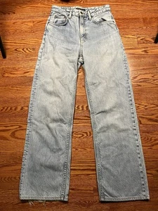 Nudie Jeans Women's 26x32 Clean Eileen Gentle Fade Wide Leg Act(27x30) - Picture 1 of 8