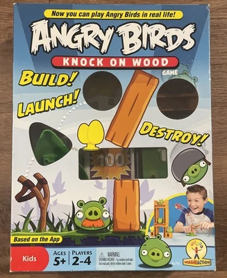 Angry Birds Knock On Wood Mattel Games - All Birds Included Completed - Image 1 of 4