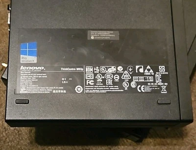 Lenovo ThinkCentre M93P (i5-4570T, 2.90 GHz, 8GB) No SSD, No Power Supply. - Image 1 of 4