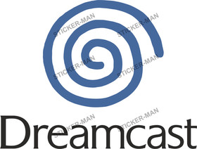 Sega Dreamcast Sticker Laptop Man Cave Car Van Console Controller (Choose size)