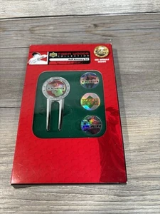 Upper Deck Tiger Woods 2004 Golf Zubehör Set Divot Tool Ball Marker NEU UNBENUTZT - Bild 1 von 3