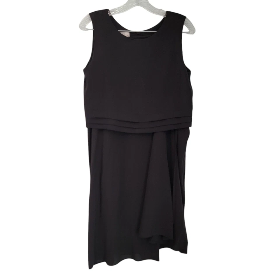 MAX MARA Pura Seda Falda Envolvente Y Top Sin Mangas Negro 100% Seda Talla US8 2 PIEZAS Conjunto Foto 1 de 4