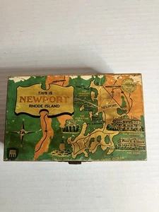 Zeder Schmuckkästchen Vintage / Rhode Island - Newport Top Zustand für das Alter - Bild 1 von 5
