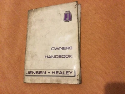 Jensen Healey...owners handbook..dated 4/73...used and abused !! Dealer stamped. - Image 1 of 4
