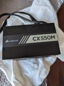 550W Corsair CX550m, komplett verdrahtet, 80PLUS Bronze, Single Rail, 44A, 120mm Lüfter ATX - Bild 1 von 6