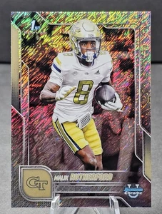 2025 Bowman U Chrome Malik Rutherford #23 1st Bowman Shimmer Refractor  - Bild 1 von 2