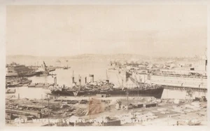 East Waterway mirando al norte - Seattle, Washington - RPPC sin publicar - Imagen 1 de 3