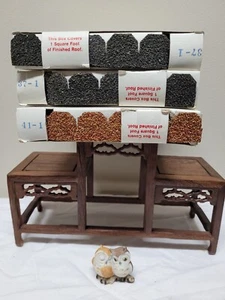 WHAT'S NEXT? DOLLHOUSE 3 BOXES CONTINUOUS BELT ASPHALT SHINGLES 1(41-1) 2(37-1) - Picture 1 of 12