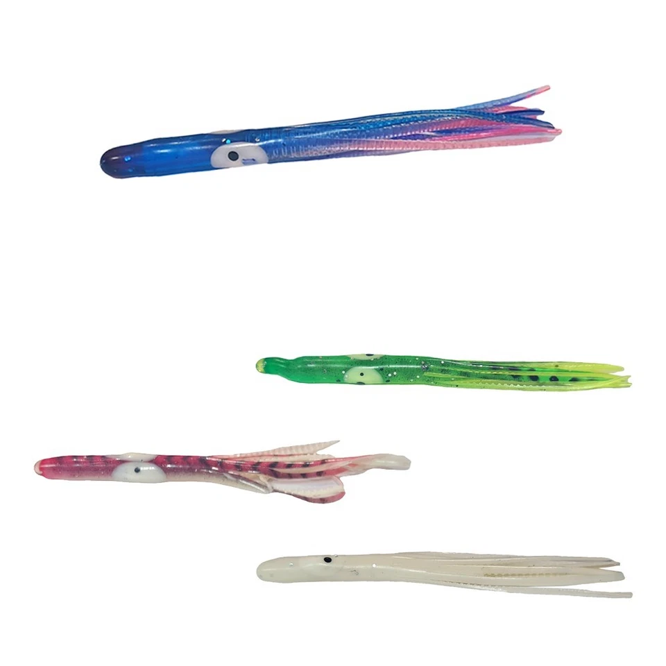 Miami Polipetto Octopus  Esche Artificiali Traina Mare Gomma Silicone Soft Bait - Immagine 1 di 4