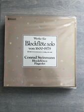 Conrad Steinman-Werke Fur Blockflote Solo vinyl LP