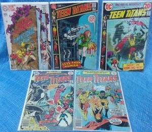 DC Comics Teen Titans Lot #16 33 43 44 47 Robin Kid Flash Wonder Girl Guardian - Picture 1 of 12
