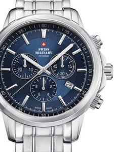 Swiss Military SM34052.03 Chronograph Sapphire 42mm 10 ATM - Picture 1 of 3