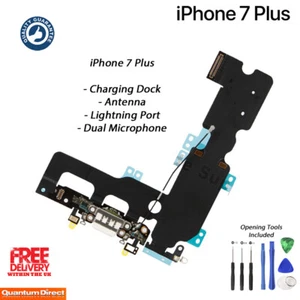 NEW iPhone 7 Plus Charging Dock Port Double Microphone w/Tools - WHITE - Picture 1 of 4