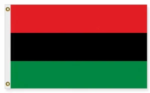 Marcus Garvey UNIA Pan-African Pride & Protest Flag, Justice & Equality Up - Bild 1 von 7